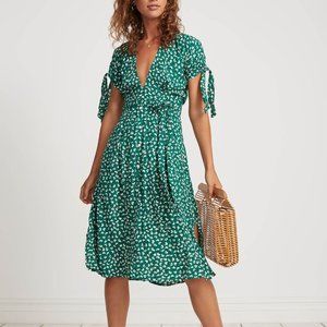 Faithful the Brand Nina Green Midi Dress 8